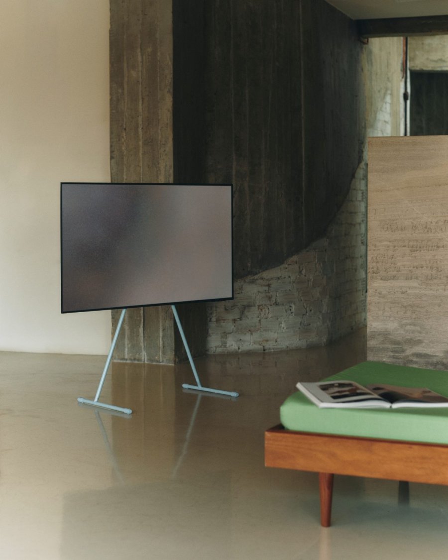 Pedestal Viva TV-St&auml;nder 102 cm, Powder Blue